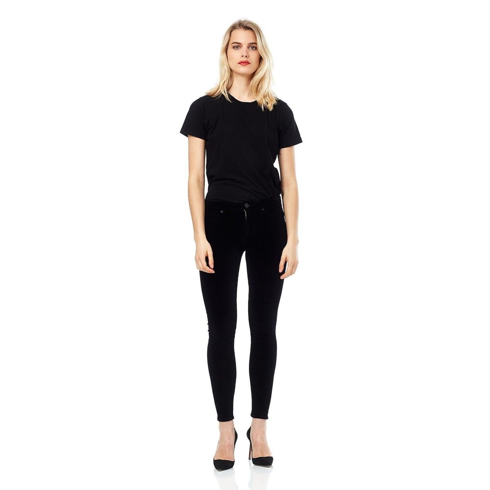 Hudson Barbara Velvet Ankle Super Skinny Jeans